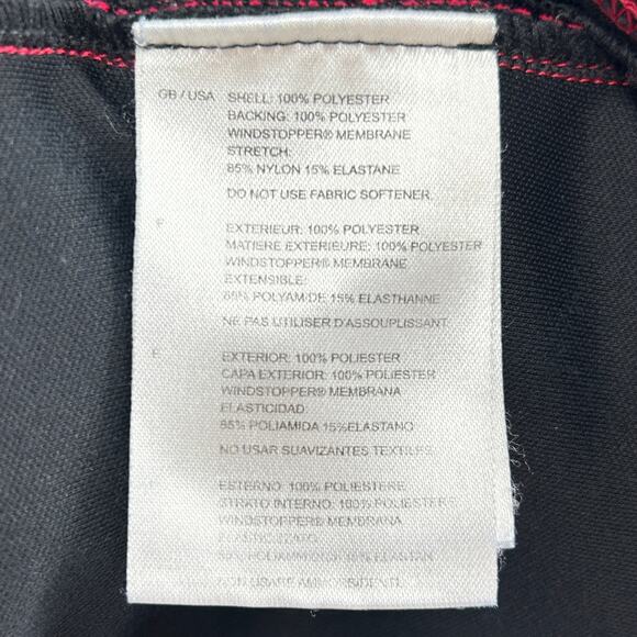 Hi-Vis Windstopper Soft Shell Cycling Jacket Gore Bike Wear Women’s Red Black S - Picture 10 of 10